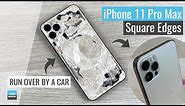 Custom iPhone 11 Pro Max with Square Edges | Restoring iPhone 11 Pro Max that was RUN OVER BY A CAR