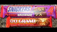 Snickers Peanut Brownie & 100 Grand Candy Bar Review