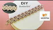 6mm Pearl Bracelet || Wedding pearl bracelet || How to make Beaded Bracelet