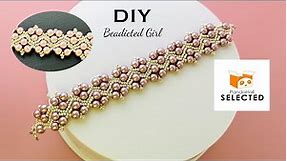 6mm Pearl Bracelet || Wedding pearl bracelet || How to make Beaded Bracelet