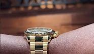 Rolex Daytona Yellow Gold Mother of Pearl Diamond Dial Mens Watch 116528 Wrist Roll | SwissWatchExpo