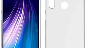 USTIYA Case for Xiaomi Mi Redmi Note 8 Clear Crystal TPU Four Corners Bumper Camera Note8 Protective Cover Transparent Soft Phone Case