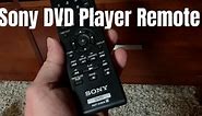 Sony RMT-D197A DVD Remote, Review
