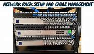 Network Rack Setup And Cable Management