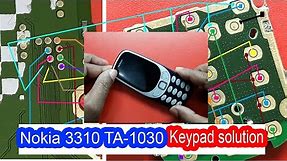 Nokia 3310, TA-1030 All- Keypad solution