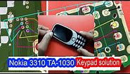 Nokia 3310, TA-1030 All- Keypad solution
