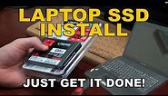 How to install an SSD in your LAPTOP