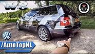VW Passat W8 Review POV - GUERRILLA Exhaust - by AutoTopNL