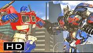 Transformers: Movie Optimus Prime VS G1 Optimus Prime Fight Scene Animation