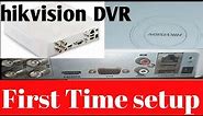Hikvision DVR First Time Setup - Full setup with complete settings