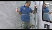 Fitting a bath shower screen