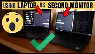 How to use a Laptop a Second Monitor