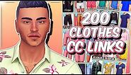 The Sims 4 | MAXIS MATCH MALE CLOTHES COLLECTION | Custom Content Showcase + Links