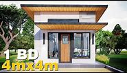 Small House Design 4x4 (16 SQM)