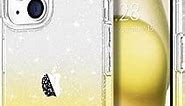 Hython Case for iPhone 15 Case Glitter, Cute Clear Glitter Sparkly Shiny Bling Sparkle Cover, Anti-Scratch Soft TPU Thin Slim Fit Shockproof Protective Phone Cases for Women Girls, Gradient Yellow
