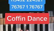 Coffin Dance Meme Song (Easy Piano Tutorial) #pianocover #pianotutorial #coffindance #piano #fyp #fypシ #meme
