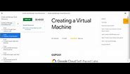 #GSP001 | Creating a Virtual Machine | Create and Manage Cloud Resources Skill Badge | GCCF