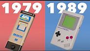 Evolution of Handheld Game Consoles 1979 - 1989