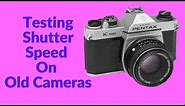 How To Test The Shutter Speed On Vintage Cameras : Film Photography : Shutter Speed Tester Review