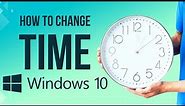 How to change Time and Date from your Control Panel in Windows 10