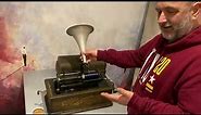 Thomas Edison Home Phonograph/ Wax cylinder/Record player