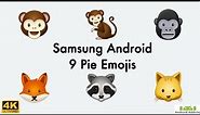 New Samsung Galaxy Android Pie 9.0 One UI Emojis in 4K (2019)