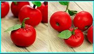 DIY fake fruits and vegetables - how to make fake fruit look real Red apples