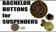 Learn how to attach suspender bachelor buttons - super easy