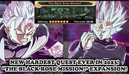 NEW HARDEST QUEST DLC: "The Black Rose Mission"! Awakened Goku VS Vegito Black Kaioken x100! DBXV2