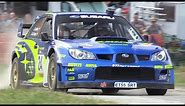 Subaru Impreza S12 WRC - Launch Control, Anti-Lag Sound & Action at Rally Legend!