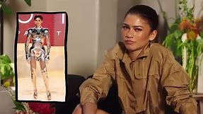 Hold up, it was her idea to wear this suit????? 😳 Zendaya reveals few details about the iconic Thierry Mugler robot suit look she wore to press conference of “Dune: Part Two” in London recently!!! 😍 #zendaya #mugler #fashion