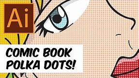 Creating a Comic Book Polka Dot Fill in Illustrator