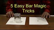 5 Easy Bar Magic Tricks Epic Cool Simple Magic Trick