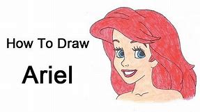 How to Draw Ariel (The Little Mermaid)