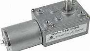 CHANCS DC Worm Gear Motor 370WG 12V DC 0.6RPM Inversion Reducer for Automation Equipment