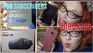 Unboxing my Samsung Galaxy s7 Edge Pink gold | 1k subscribers | IdleGirl