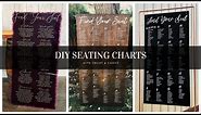 DIY Seating Charts | Acrylic & Wood | Cricut Wedding Sign w/ Canva