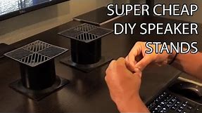 How to Make DIY Desktop Speaker Stands for Under $30