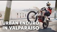 Riding Up An Urban MTB Downhill Course | Red Bull Valparaiso Cerro Abajo