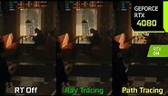 Alan Wake 2 - Ray Tracing vs Path Tracing On vs Off Comparison | RTX 4080 4K DLSS 3.5