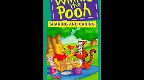 Opening,Intervals,and Closing To Winnie The Pooh:Sharing and Caring 1994 VHS