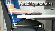5 Ways You're Sitting Wrong at Your Desk - Computer Desk Setup Ergonomics