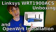 Linksys WRT1900ACS Unboxing & OpenWRT Installation