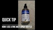 Quick Tip: How I use a fine mist spray bottle in my painting process