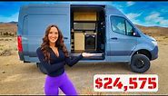 Mercedes Sprinter Camper Van Build For Less Than $25k - Van Life Tour