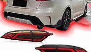 T T-ABC Ultra Mods Tail Lights for Toyota Corolla 2020-2024 Modified Taillights Assembly(SMOKE)