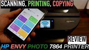 HP Envy Photo 7864 Scanning, Printing, Copying & Review !!