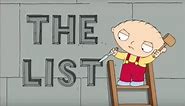 Family Guy- The List (Family Guy song)