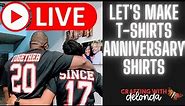 LIVE: LET'S MAKE COUPLES' T-SHIRTS WITH A CRICUT | HOW TO LAYER HTV | MESH VINYL