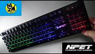 NPET K11 Wireless Gaming Keyboard, Rechargeable Backlit - BEST WIRELESS GAMING KEYBOARD!